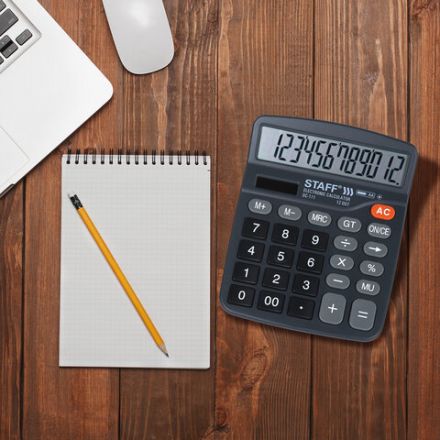 Калькулятор настольный STAFF PLUS DC-111 (180x145 мм), 12 разрядов, двойное питание, +БАТАРЕЙКА АА, 250427 Калькулятор настольный STAFF PLUS DC-111 (180x145 мм), 12 разрядов, двойное питание, +БАТАРЕЙКА АА, 250427