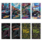 Блокнот А6 32л., на скрепке BG "Гонки. Скорость"