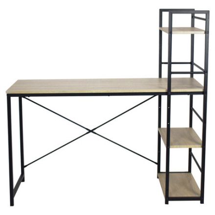 Стол на металлокаркасе BRABIX "LOFT CD-005",1200х520х1200 мм, 3 полки, цвет дуб натуральный, 641223 Стол на металлокаркасе BRABIX "LOFT CD-005",1200х520х1200 мм, 3 полки, цвет дуб натуральный, 641223