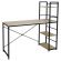 Стол на металлокаркасе BRABIX "LOFT CD-005",1200х520х1200 мм, 3 полки, цвет дуб натуральный, 641223