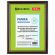Рамка 30х40 см, пластик, багет 30 мм, BRAUBERG "HIT4", красное дерево с двойной позолотой, стекло, 391006