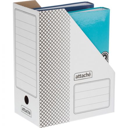 Вертикальный накопитель Attache 150мм белый графика 2шт/уп (сборн)гофрокарт