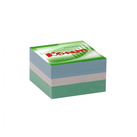 Блок для записей КОМУС запасной 9х9х5 цветной блок 80-100 г Блок для записей КОМУС запасной 9х9х5 цветной блок 80-100 г