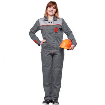 Костюм рабочий летний л10-КБР жен т-сер/св-сер 52-54 170-176 Костюм рабочий летний л10-КБР жен т-сер/св-сер 52-54 170-176