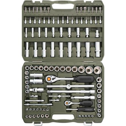 Набор инструмента 1/4, 1/2, 108 предметов Дело Техники 620808 Набор инструмента 1/4, 1/2, 108 предметов Дело Техники 620808