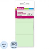 Стикеры ATTACHE с клеев.краем 38х51 салатовый 100л. 3 шт/наб Стикеры ATTACHE с клеев.краем 38х51 салатовый 100л. 3 шт/наб