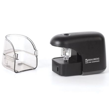 Точилка электрическая BRAUBERG "Black Jack", питание от 4 батареек АА, дополнительное сменное лезвие, 228424 Точилка электрическая BRAUBERG "Black Jack", питание от 4 батареек АА, дополнительное сменное лезвие, 228424