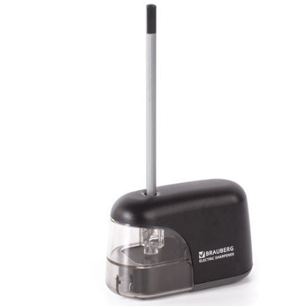 Точилка электрическая BRAUBERG "Black Jack", питание от 4 батареек АА, дополнительное сменное лезвие, 228424 Точилка электрическая BRAUBERG "Black Jack", питание от 4 батареек АА, дополнительное сменное лезвие, 228424