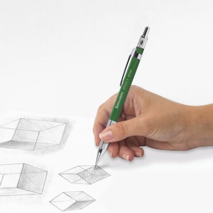 Карандаш механический 0,7 мм, HB, BRAUBERG "METALLIC X-07", металлические детали, 181975 Карандаш механический 0,7 мм, HB, BRAUBERG "METALLIC X-07", металлические детали, 181975