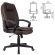 Кресло офисное BRABIX PREMIUM "Trend EX-568", экокожа, коричневое, 532101