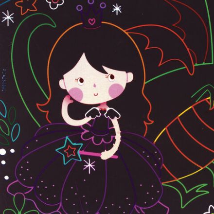 Гравюра магическая "Принцесса и дракоша", А5, 2 основы в комплекте, с трафаретом, ЮНЛАНДИЯ, 662690 Гравюра магическая "Принцесса и дракоша", А5, 2 основы в комплекте, с трафаретом, ЮНЛАНДИЯ, 662690