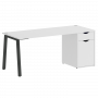 Home Office Стол письменный VR.SP-3-178.1.A Белый/Антрацит металл 1780*720*750 Home Office Стол письменный VR.SP-3-178.1.A Белый/Антрацит металл 1780*720*750
