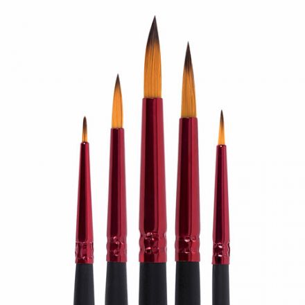 Кисти BRAUBERG PREMIUM, набор 5 шт. (синтетика, круглая № 1, 2, 3, 4, 5), блистер, 201025 Кисти BRAUBERG PREMIUM, набор 5 шт. (синтетика, круглая № 1, 2, 3, 4, 5), блистер, 201025