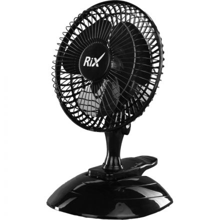 Вентилятор Rix RDF-1500WB Black, бытовой настольный