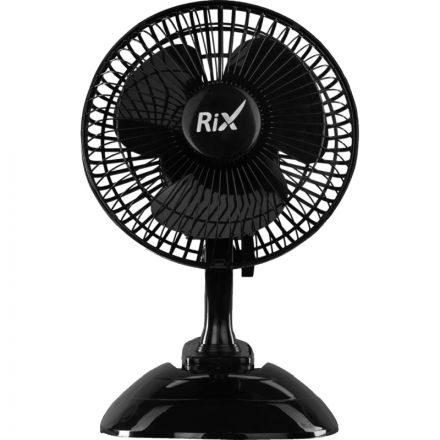 Вентилятор Rix RDF-1500WB Black, бытовой настольный