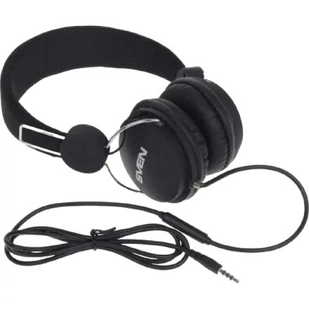 Наушники SVEN AP-320M, черный, мультимедийные с микрофоном Наушники SVEN AP-320M, черный, мультимедийные с микрофоном