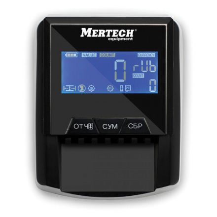 Детектор банкнот MERTECH D-20A FLASH PRO LCD, автоматический, ИК, МАГНИТНАЯ, АНТИСТОКС детекция, АКБ, 5048
