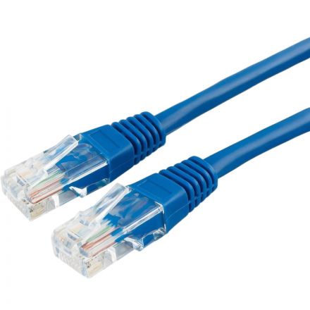 Патч-корд UTP Cablexpert PP10-5M/B кат.5e, 5м, литой, (синий) Патч-корд UTP Cablexpert PP10-5M/B кат.5e, 5м, литой, (синий)