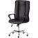 Кресло UT_Easy Chair Boston хром, (черн. подлок), кож/зам, черный, 36-6