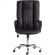 Кресло UT_Easy Chair Boston хром, (черн. подлок), кож/зам, черный, 36-6