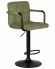 Набор 2 шт Стул барный DOBRIN KRUGER ARM BLACK, зеленый вельвет (LAR-E2041-7)