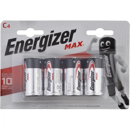 Батарейка ENERGIZER LR14 Max 4шт/уп Батарейка ENERGIZER LR14 Max 4шт/уп