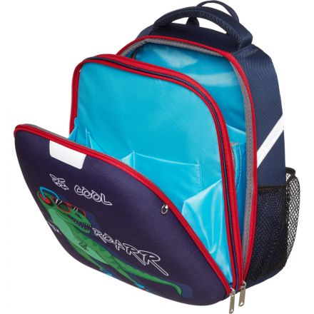 Ранец №1School Light Динозавр, 2 отд., 700гр Ранец №1School Light Динозавр, 2 отд., 700гр