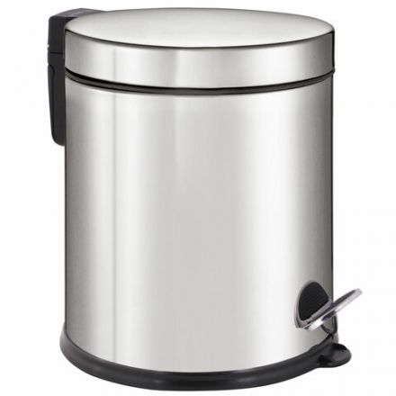 Ведро мусорное с педалью 5 литров "Classic Plus", ЗЕРКАЛЬНОЕ, нержавеющая сталь, со съемным внутренним ведром, LAIMA, ТУРЦИЯ, 608112 Ведро мусорное с педалью 5 литров "Classic Plus", ЗЕРКАЛЬНОЕ, нержавеющая сталь, со съемным внутренним ведром, LAIMA, ТУРЦИЯ, 608112