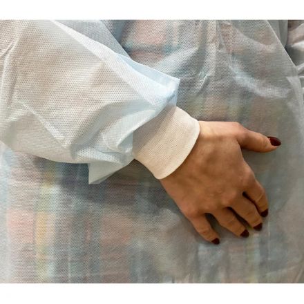 Халат хирург. стер, рук.манж, дл.140 см, р.54-56, пл.40, смс, 1шт