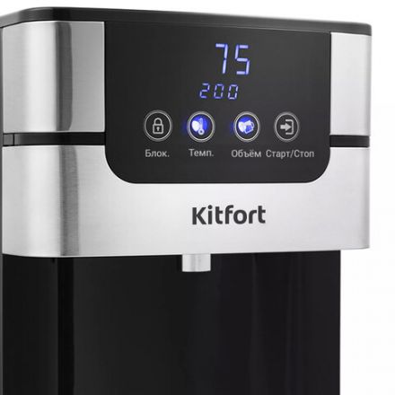 Термопот на 4 литра, 1 режим подачи воды, KITFORT KT-2501, 2618 Вт, 5 температурных режимов, сталь, серебристый, КТ-2501 Термопот на 4 литра, 1 режим подачи воды, KITFORT KT-2501, 2618 Вт, 5 температурных режимов, сталь, серебристый, КТ-2501