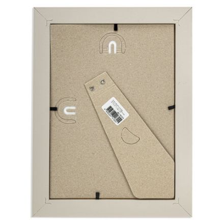 Рамка 15х21 см с паспарту 10х15 см небьющаяся, аналог IKEA, багет 26 мм, МДФ, BRAUBERG "Zool", серая, 391375