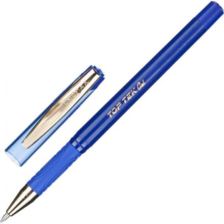 Ручка гелевая неавтомат. Unomax/Unimax TopTekGelGoldDC 0,5мм,син,манж