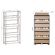 Стеллаж на металлокаркасе "BRABIX LOFT SH-001", 600х300х1250 мм, складной, цвет морёный дуб, 641228