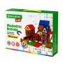 Магнитный конструктор MEGA MAGNETIC BUILD BLOCKS-129 "Построй дом", 129 деталей, BRAUBERG KIDS, 663850 Магнитный конструктор MEGA MAGNETIC BUILD BLOCKS-129 "Построй дом", 129 деталей, BRAUBERG KIDS, 663850