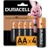Батарейки Duracell Basic пальчиковые АА LR6 (4 штуки в упаковке )