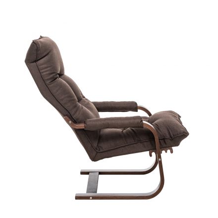 Кресло-трансформер Leset Оливер, Орех текстура, Malmo 28, Ткань Рогожка