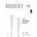 Кабель зарядный Rocket Flex TPE USB-C/USB-C 1 м,белый (RDC511WH01FL-CC)