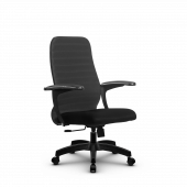 Кресло Метта SU-CM-10 темно-серое/черное Pl