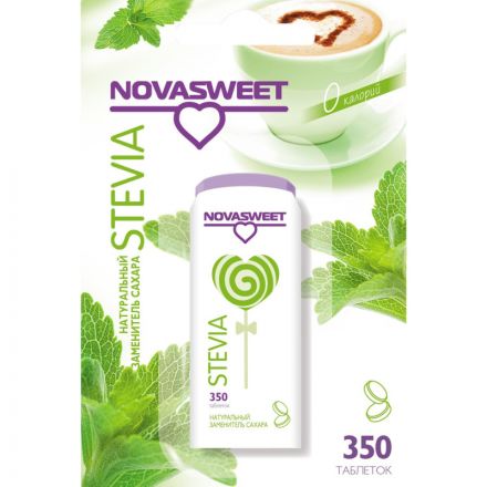Сахарозаменитель Novasweet Стевия, 350таб