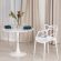 Стол Tetchair TULIP (mod. 011), металл, мдф, 90 х 90 х 74 см, белый