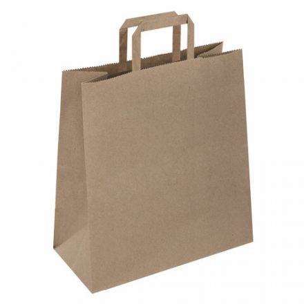 Крафт-пакет бумажный 24х14х29 см, КОМПЛЕКТ 50 шт., плоские ручки, плотность 90 г/м2, LAIMA ECO CRAFT, 609687 Крафт-пакет бумажный 24х14х29 см, КОМПЛЕКТ 50 шт., плоские ручки, плотность 90 г/м2, LAIMA ECO CRAFT, 609687