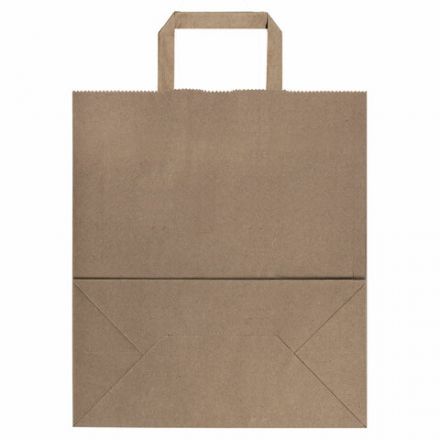 Крафт-пакет бумажный 24х14х29 см, КОМПЛЕКТ 50 шт., плоские ручки, плотность 90 г/м2, LAIMA ECO CRAFT, 609687 Крафт-пакет бумажный 24х14х29 см, КОМПЛЕКТ 50 шт., плоские ручки, плотность 90 г/м2, LAIMA ECO CRAFT, 609687