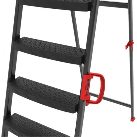 Стремянка стальная 6 ст., чёрная, Perilla арт.133506 Стремянка стальная 6 ст., чёрная, Perilla арт.133506