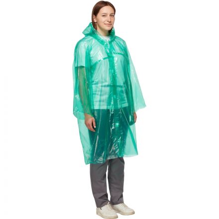 Плащ-дождевик с застежкой на липучке (плотный ПВД) Плащ-дождевик с застежкой на липучке (плотный ПВД)