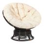 Кресло-качалка Папасан/Papasan (W 23/01 B) /с подушкой/ 115х78х104см, античный черно-коричневый, ткань старт Кресло-качалка Папасан/Papasan (W 23/01 B) /с подушкой/ 115х78х104см, античный черно-коричневый, ткань старт