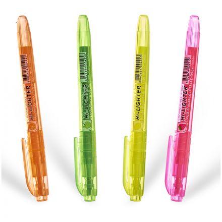 Набор текстовыделителей Crown "Multi Hi-Lighter Aroma" 04цв., 1-4мм, ароматиз., чехол с европодвесом Набор текстовыделителей Crown "Multi Hi-Lighter Aroma" 04цв., 1-4мм, ароматиз., чехол с европодвесом
