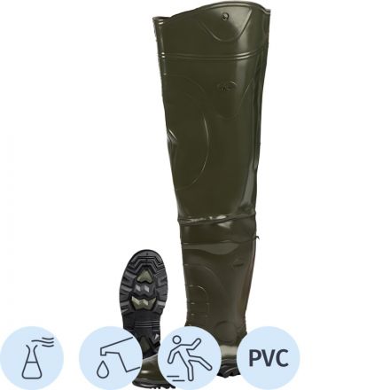Сапоги мужские проходческие цв.оливковый мод. 162 (р.45) (292) рыбацкие