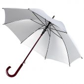 Зонт -трость Standard,полуавтомат,8 спиц.ручка-дерево,серебристый,12393.01