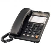 Телефон проводной Panasonic KX-TS2365RU черный