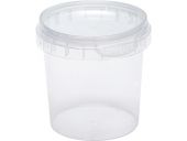 Контейнер п/п 0,155л. круглый, d69мм, с прозрачной крышкой цв. прозрачный